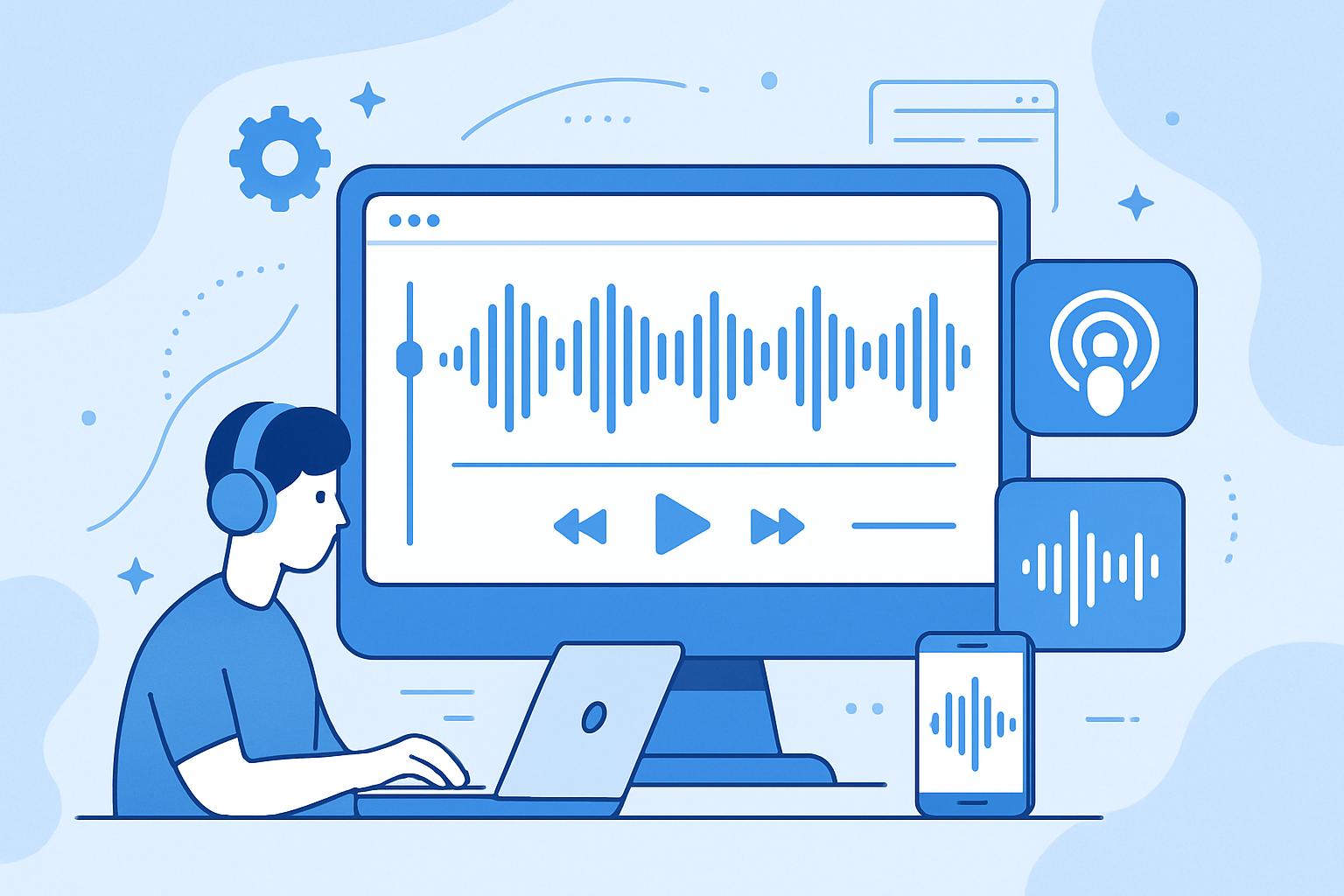 How to Create Your Own Podcast Audio Without a Microphone