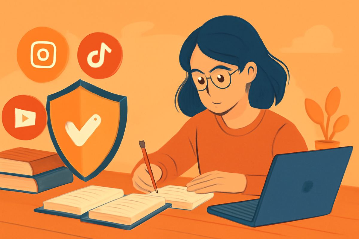 Students Block Distractions