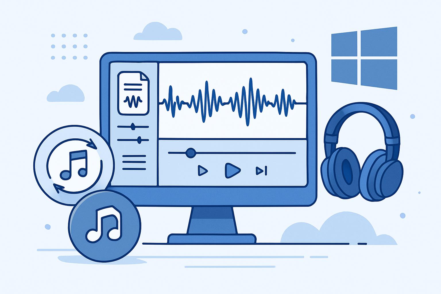 Free Audio Converter for Windows: Convert, Create, and Edit Audio