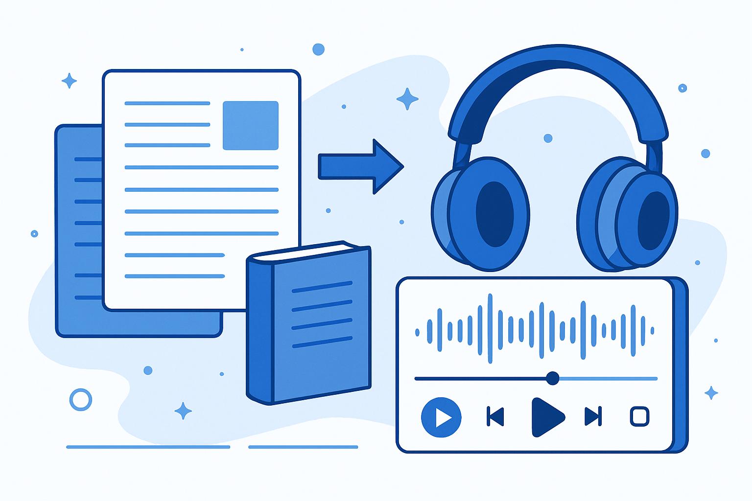 Text to Audio: Turn Any Article, Book, or Document into Listenable Audio