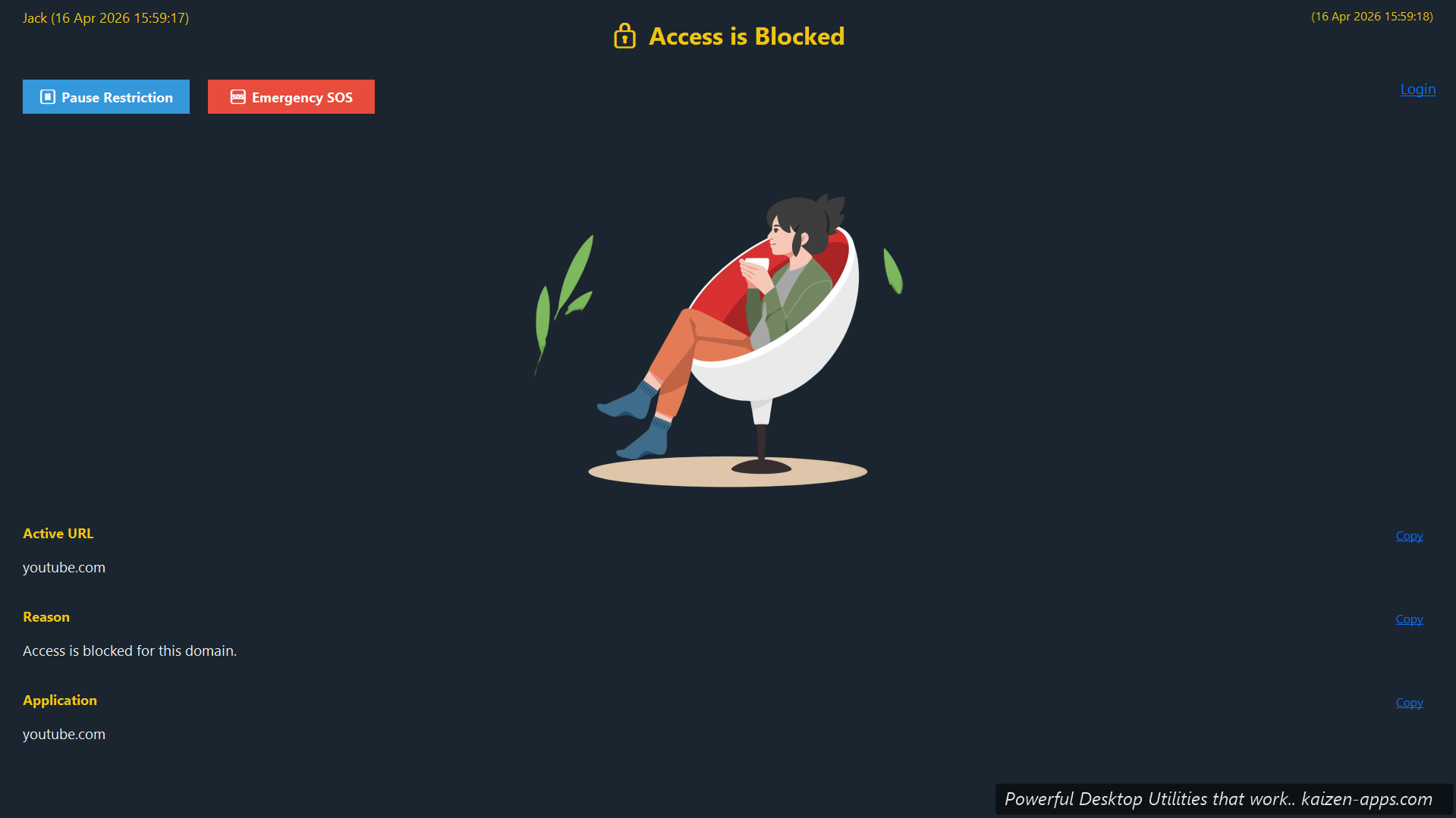 Access is Blocked — youtube.com