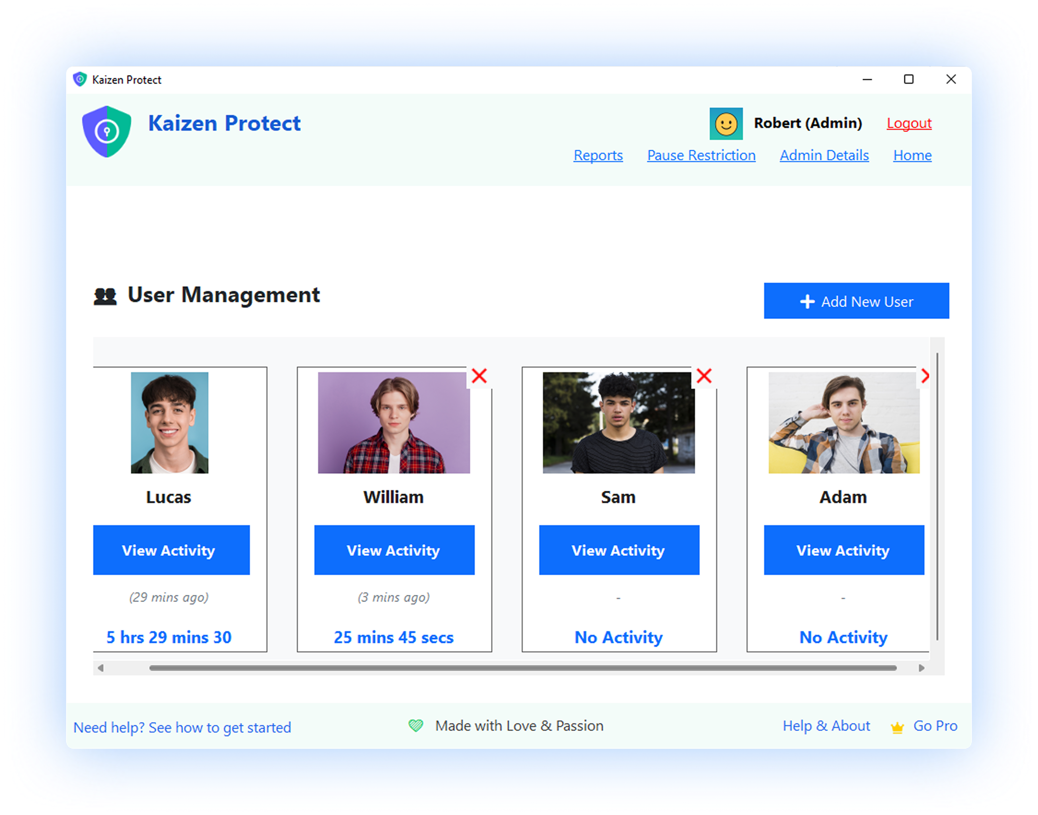 Employee Monitoring Dashboard