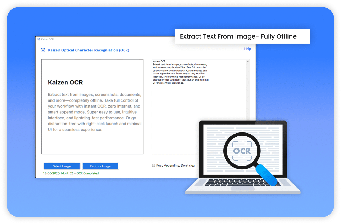 OCR Screenshot