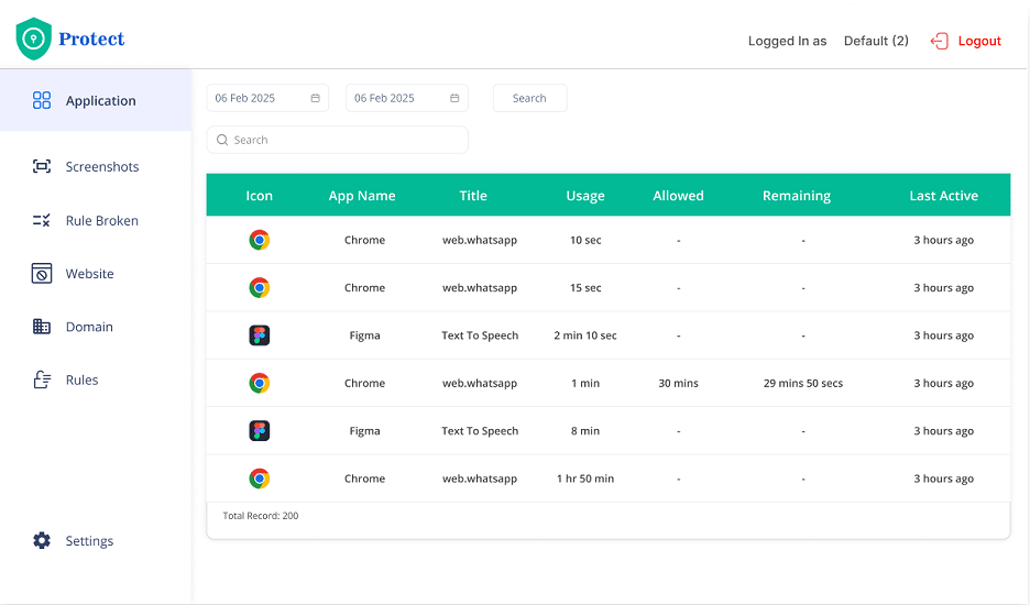 Limit & Block Screenshot